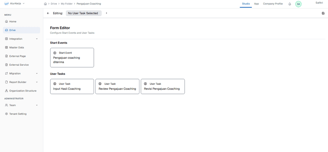 BPMN Form Preview OnPremise