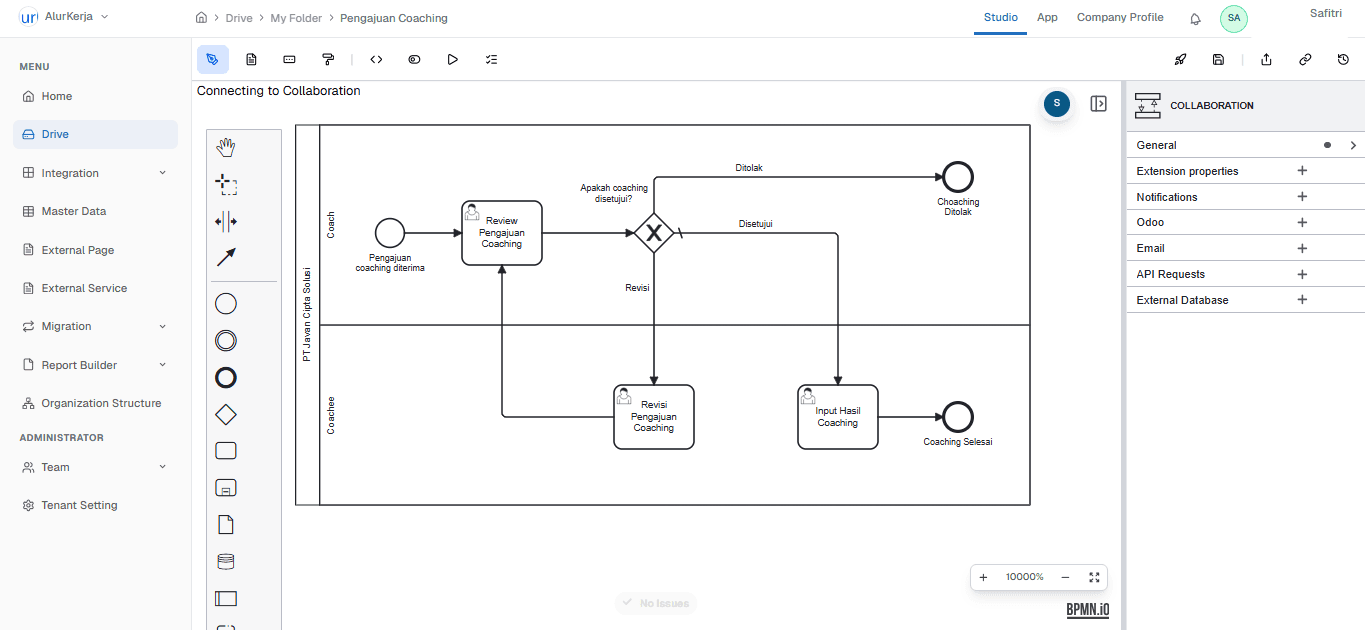 Halaman BPMN OnPremise