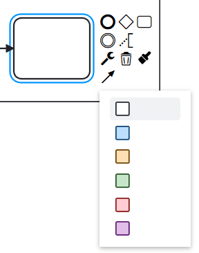 BPMN Change Color OnPremise