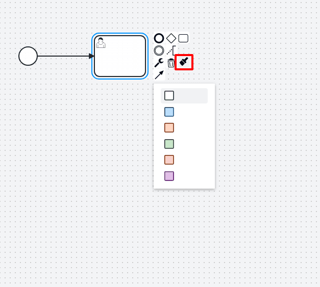 BPMN Change Color