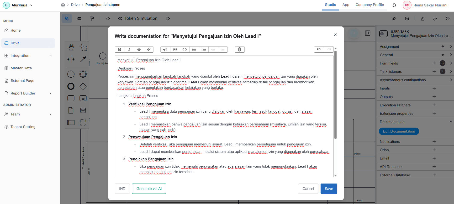 Dashboard Page OnPremise