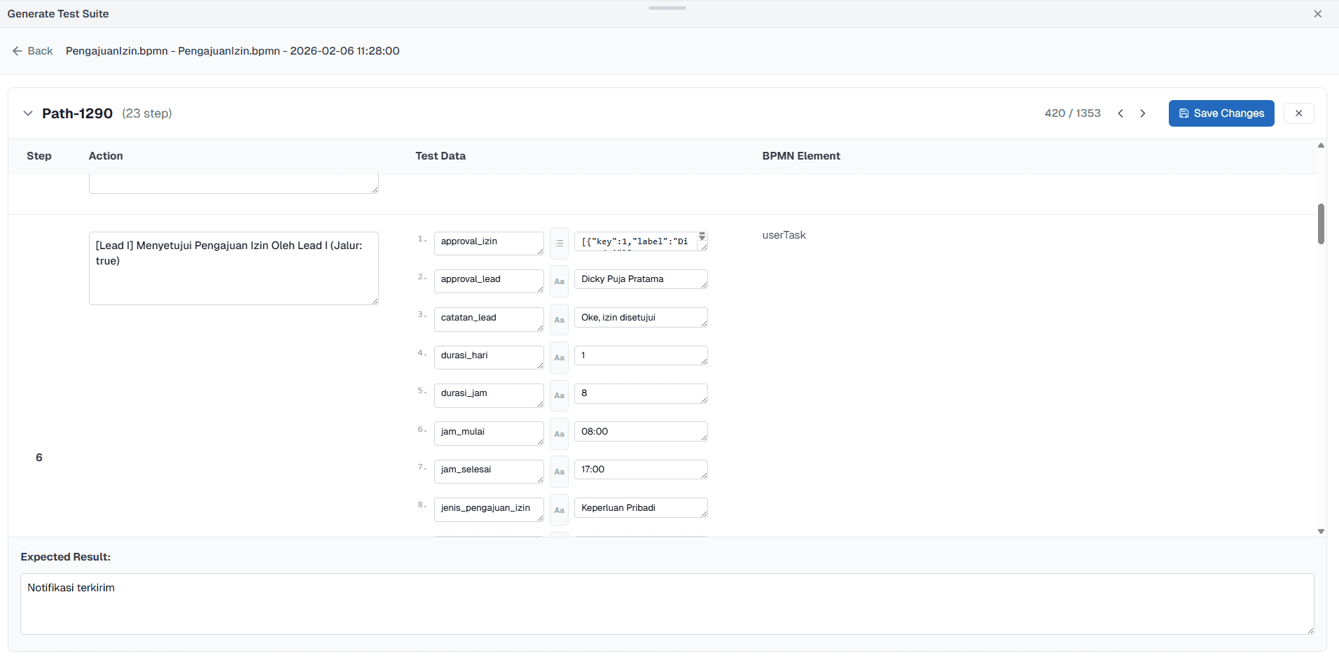 Edit Path Generate Test Suite OnPremise