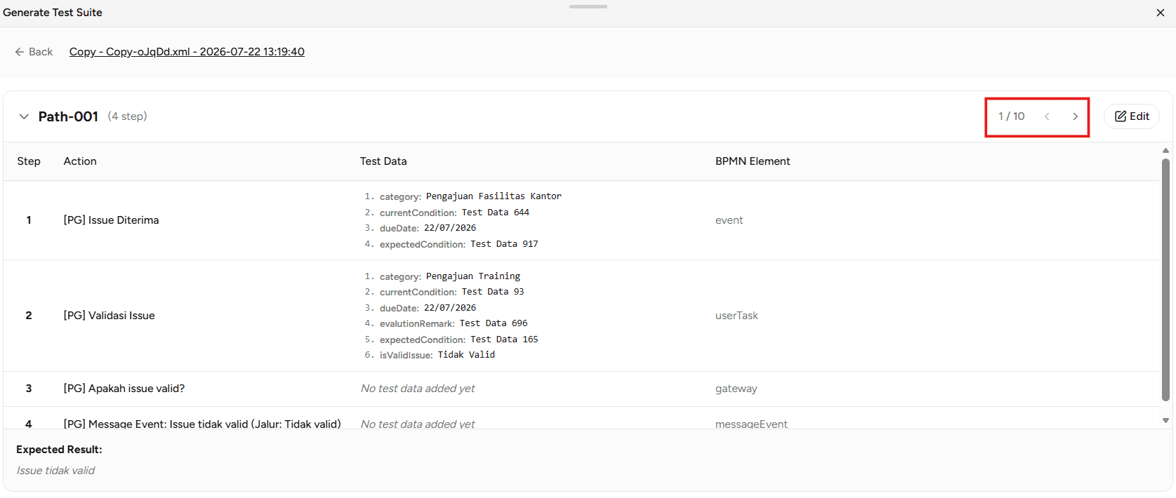 Path Generate Test Suite OnPremise
