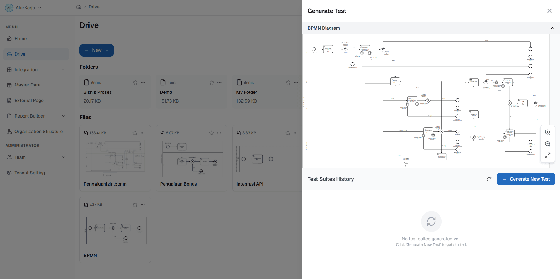 Preview Generate Test Suite OnPremise
