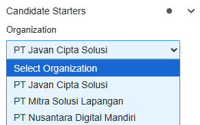 Candidate Starter BPMN OnPremise