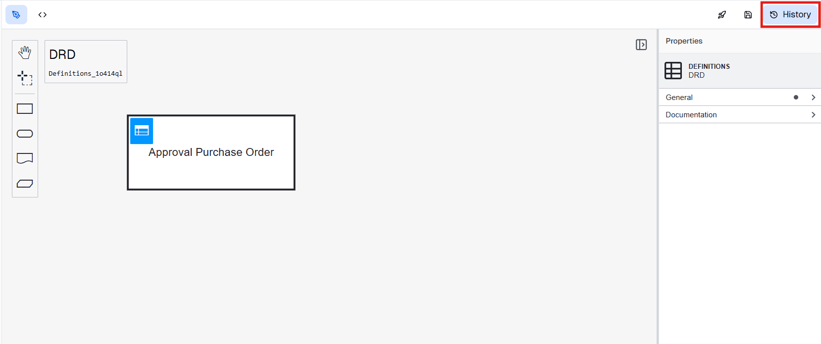 Ikon History DMN OnPremise