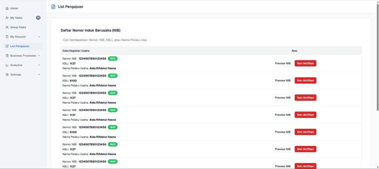 External Page Results App