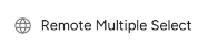 Remote Multiple Select