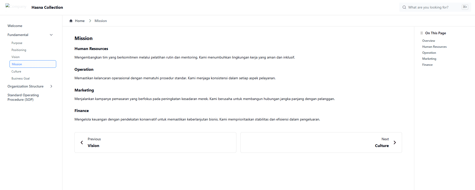 Basic Information External Service OnPremise