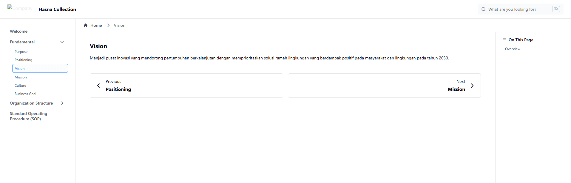 Basic Information External Service OnPremise