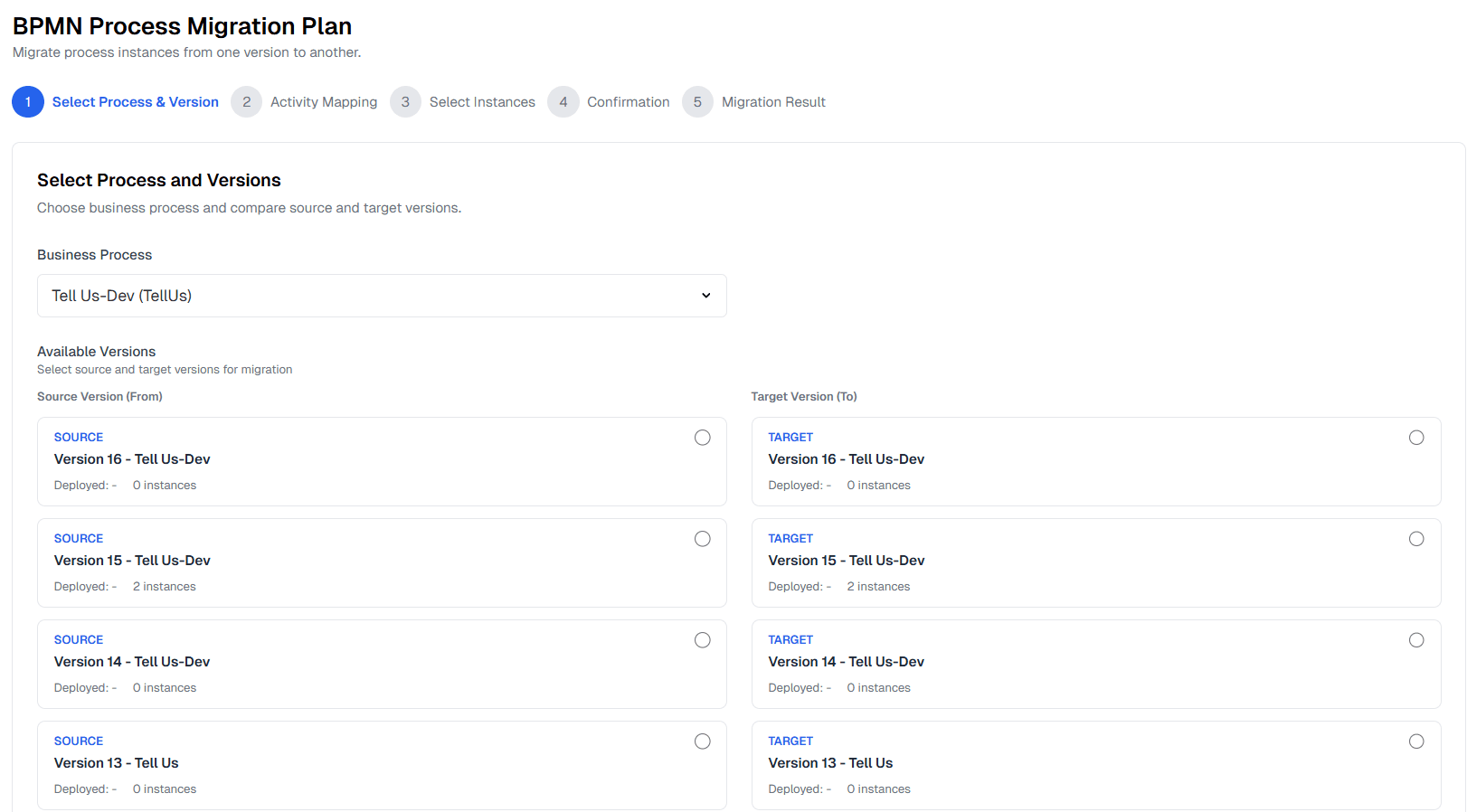 List Version Migration Plan