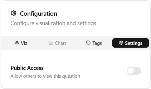Settings Configuration