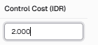 Control Cost