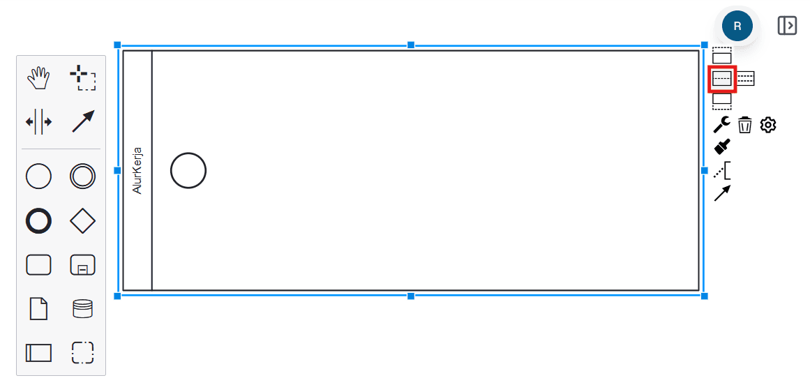 Divide Into Two Lanes BPMN
