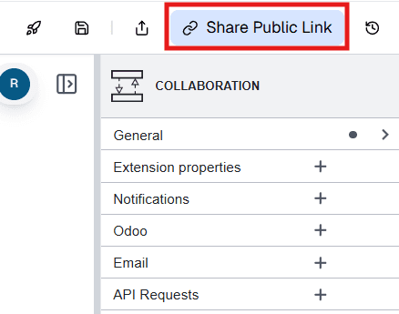 Share Public Link BPMN