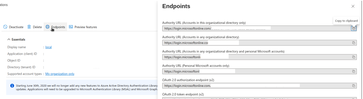 Discovery Endpoints,