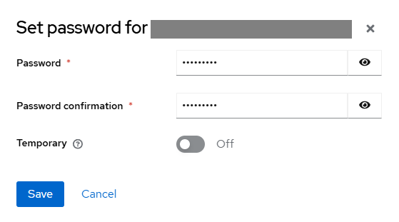Set Password User,