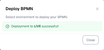 BPMN Deploy Live Sukses