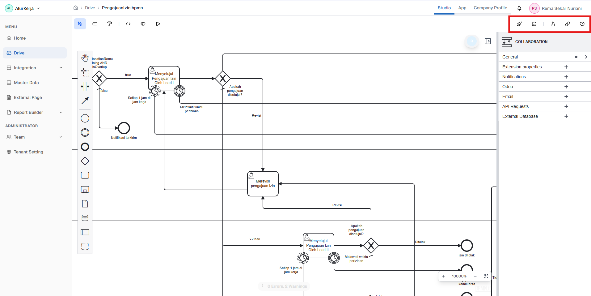 BPMN Preview Navigator OnPremise