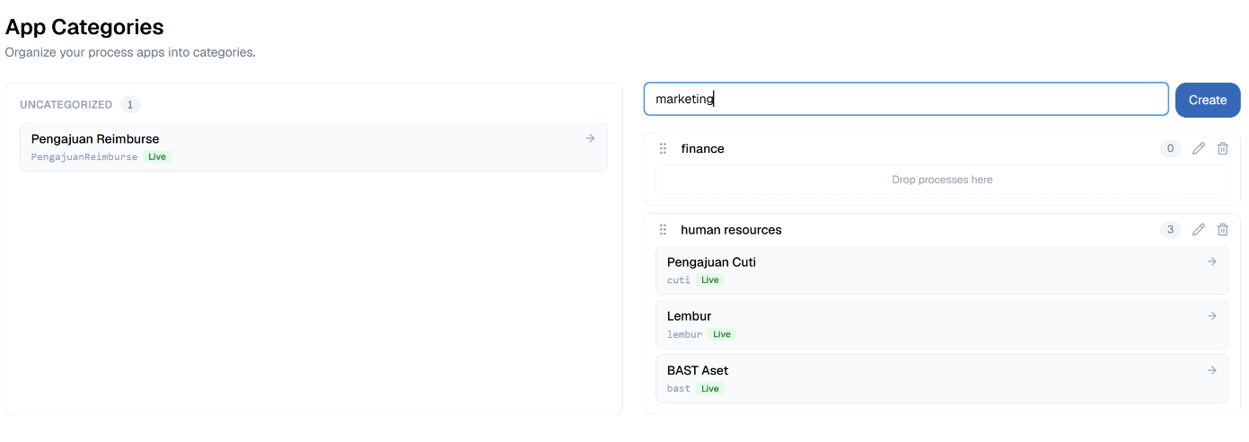 Halaman App Categories
