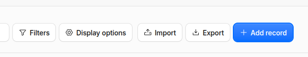Menu Add record pada Cloudflare