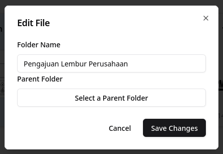 Modal Move File