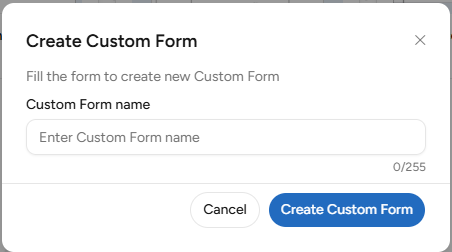 Pop up Create BPMN