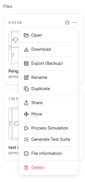 Popup File