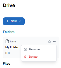 Dropdown Folder