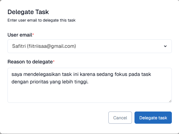 Group Task Confirmation