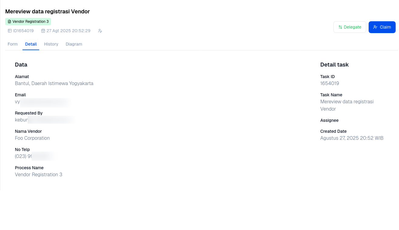Group Task Detail