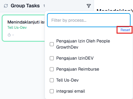 Group Task Filter