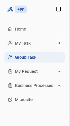Group Task Menu