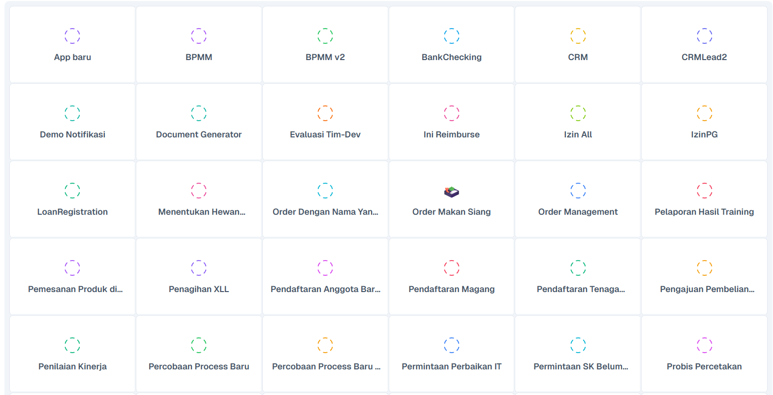Menampilkan halaman Home App