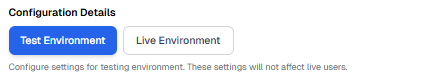 Opsi Environment Configuration