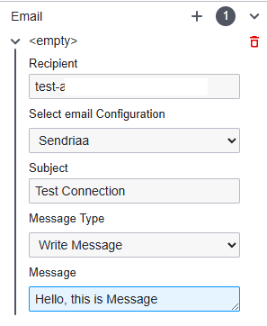 Konfigurasi Email Message OnPremise,