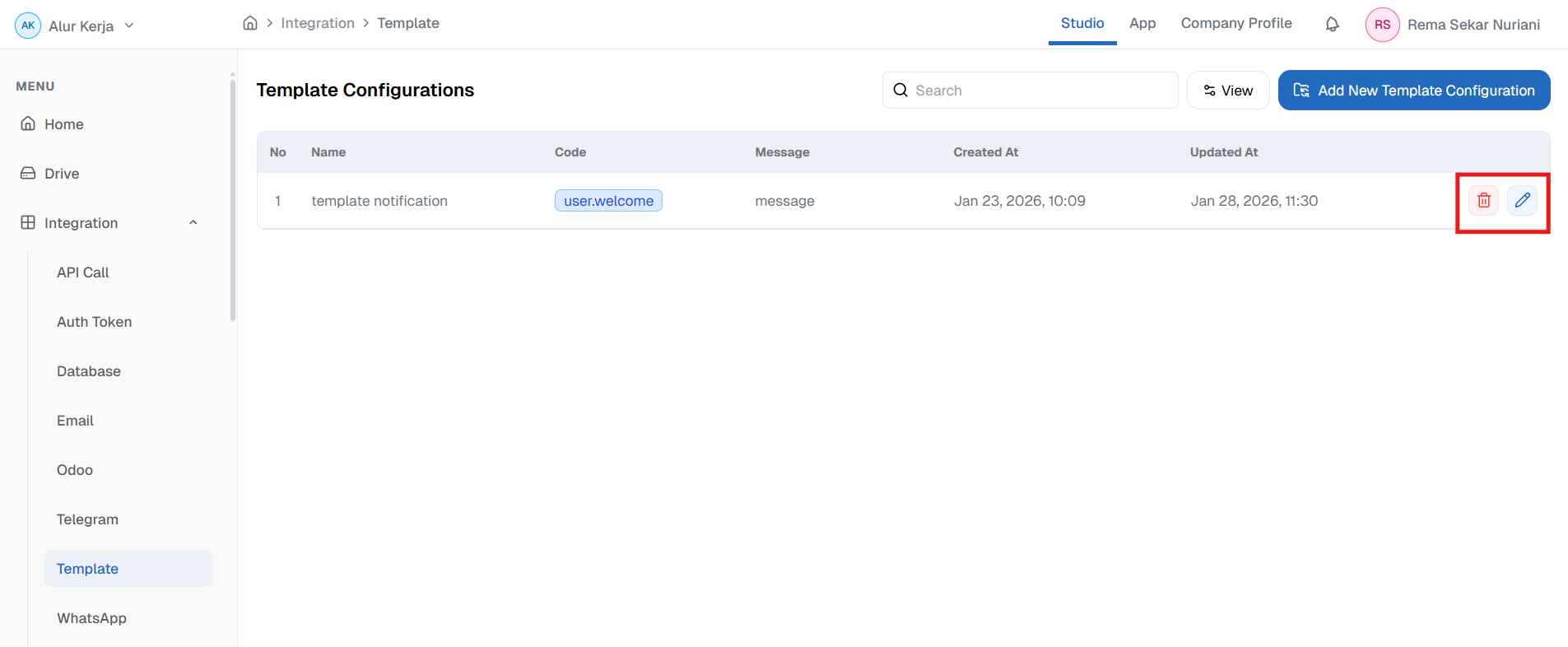 Action Templates OnPremise,
