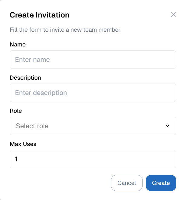 Create Invitation Links Alurkerja