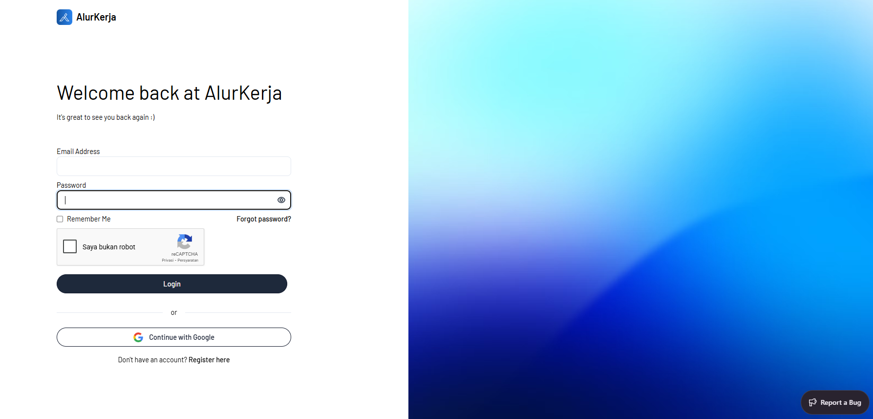 Login Akun On Premise