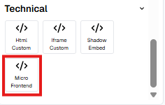 Micro Frontend Component