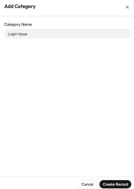 Form Category Name
